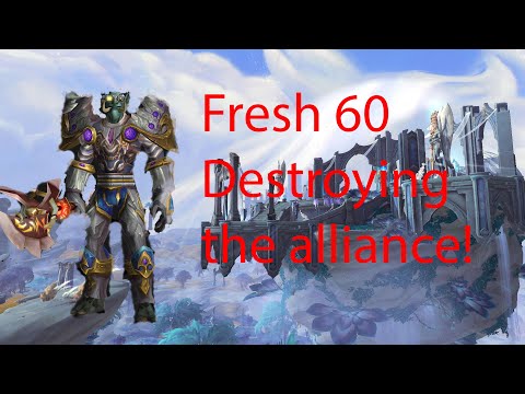 Fresh 60 destroying alliance - Ret paladin pvp 9.0.2