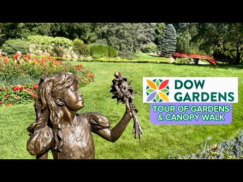 DOW GARDENS | Midland, Michigan | GARDEN TOUR & CANOPY WALK