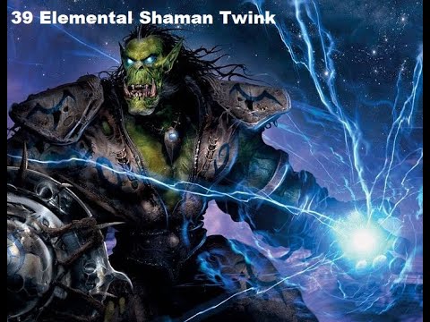 Classic WoW 39 Elemental Shaman Twink Woodzymate Huge Crits