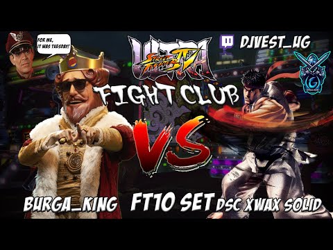 USF4 Fight Club - Burga_King VS DSC XWax Solid FT10 Set