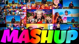 PewDiePie YouTube Rewind 2018 but it's actually good Reactions Mashup (with Twitch Streamers)