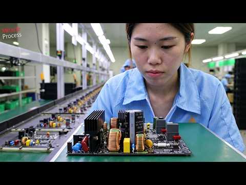 Inside a Chinese PC Power Supply Factory How It's Made