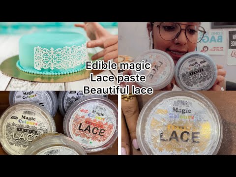 Beautiful magic lace paste @Iamvedika888  #youtube #cooking #cakematerial  ##cakematerial