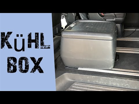 Original VW T6 cool box in our VW bus
