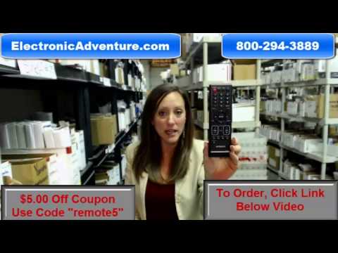 Original HITACHI 076R0TN011 LCD TV Remote Control Coupon $5 Off -- ElectronicAdventure.com