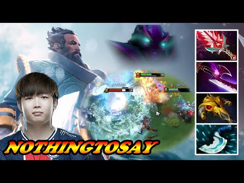 NothingToSay top tier Kunkka mid vs scary Ame Spectre global presence.