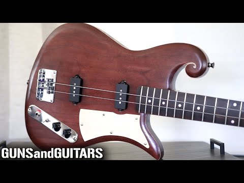 I built a Mark Sandman (Morphine) Tribute Bass! (two string slide bass) Full Build and Demo