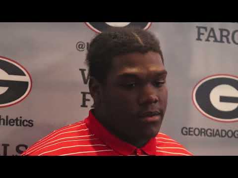 Broderick Jones on UGA OL coach Stacy Searels: "He brings the juice"