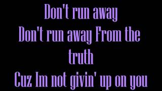 Don&#39;t run away Lyrics [Let It Shine]