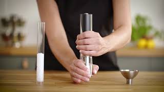 How to refill your Cole & Mason salt and pepper mills