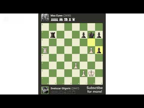 Svetozar Gligoric vs Max Euwe | Zurich (Switzerland)1953