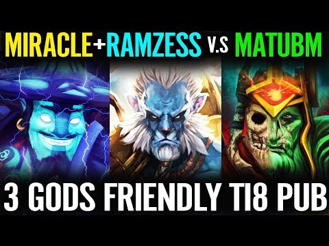 MIRACLE + RAMZESS [VS] MATUMBAMAN - Dota 2 Epic Ranked Game Miracle- Storm Spirit