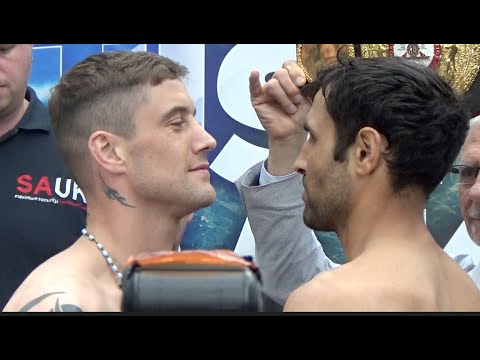 RICKY BURNS v MICHELLE DI ROCCO - OFFICIAL WEIGH IN & HEAD TO HEAD / HISTORY IN THE MAKING