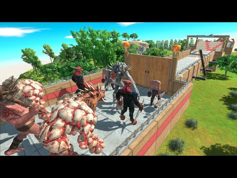 🔥INFERNALS EXTREME OBSTACLE COURSE - Animal Revolt Battle Simulator