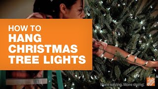 How to Hang Christmas Tree Lights