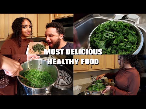 Ethiopian Food Easy Gomen (Collard Greens) Recipe | Amena and Elias