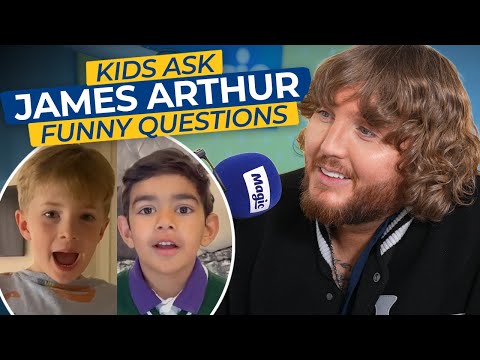 JAMES ARTHUR answers adorable questions from kids | Mini Magic