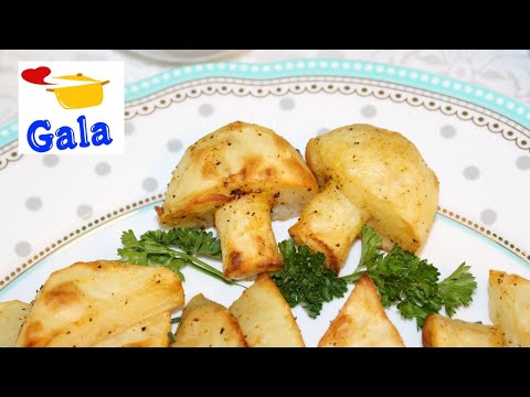 How To Make Mushroom Out Of Potatoes Easy. Fun Potato Garnish Idea.