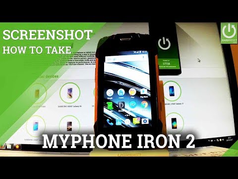 How to Take Screenshot in myPhone Hammer Iron 2 - Capture Screen