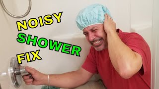 DIY noisy shower valve fix