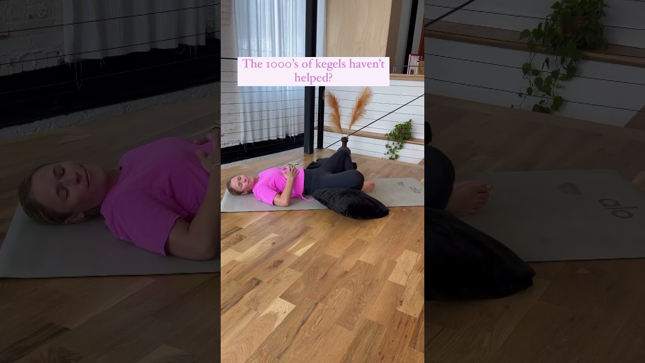 Yoga for Prolapse 💜 NO Kegels #shorts