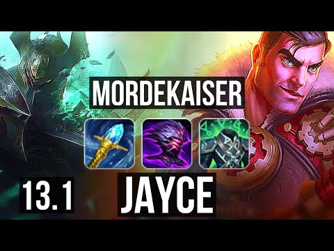 MORDEKAISER vs JAYCE (TOP) | 2.6M mastery, 7/2/9, 600+ games | KR Diamond | 13.1