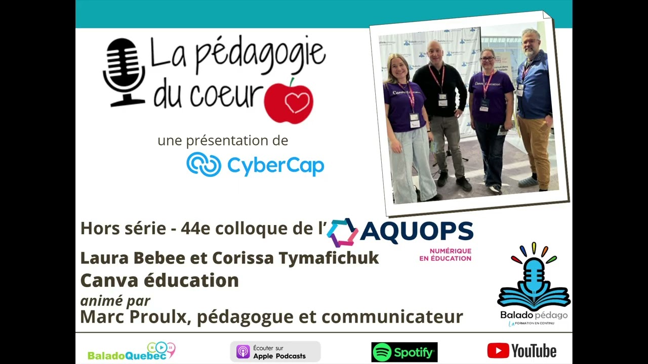 Laura Bebee et Corissa Tymafichuk au 44e colloque de l'AQUOPS
