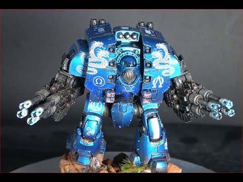 Alpha Legion Leviathan Dreadnought Painting Showcase and Commentary