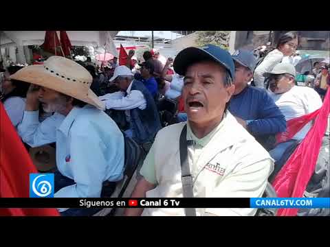 Antorchistas realizan caminata en Chilpancingo para exigir justicia por el asesinato de activistas