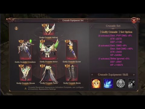 MU Archangel Promoting Crusade Weapon or Ruined Weapon