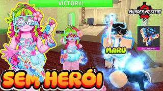 🔫🚫DESAFIO SEM HERÓI no MM2: TEMOS que sobreviver do MURDER até o final - ATUALIZAÇÃO de VERÃO! #mm2