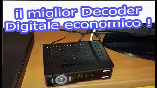 Decoder digitale terrestre Edision Ping Dvb T2/C H265 HEVC recensione e unboxing