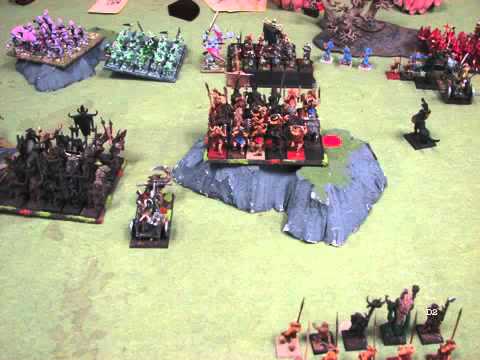 142 Beastmen vs Daemons Aug2011  warhammer fantasy battle report