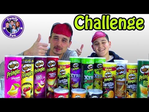 PRINGLES CHALLENGE 16 SORTEN - CIHAN vs. ROBERT BATTLE - FAMILY FUN