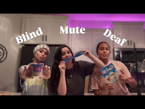 Blind, mute, and deaf baking challenge with SLAMZ