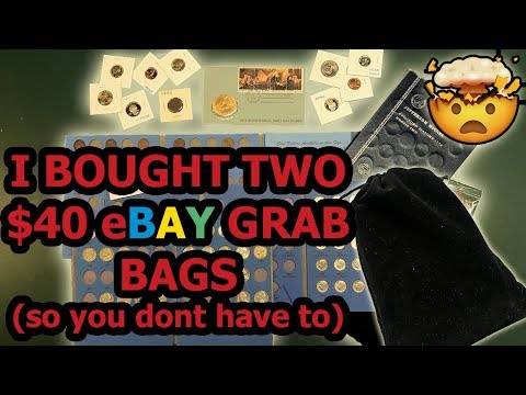 Buying $40 eBay Coin Grab Bags Online... Unboxing & Review - How Did We Do?