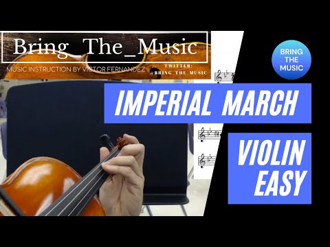 FIRST PERSON fps perspective Imperial March for Violin EASY walkthrough tutorial