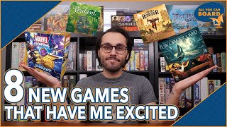 8 NEW GAMES I'm Excited About | Apr 2021 | Marvel Champions Thanos, Siege of Runedar (+ MORE!)