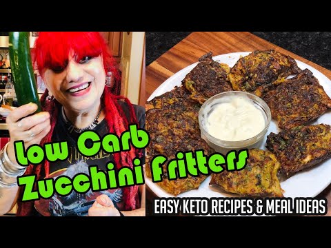 Air Fryer Low Carb Zucchini Fritters (Easy Keto Recipes + Simple Meal Ideas)