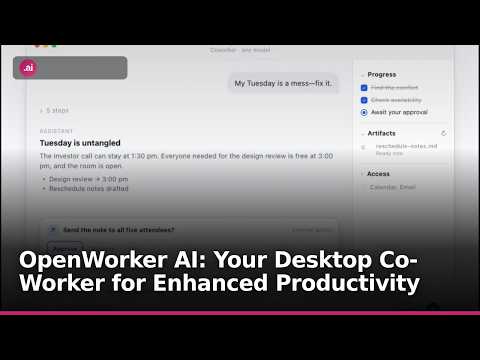 OpenWorker AI: Your Desktop Co-Worker for Enhanced Productivity