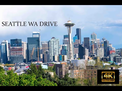 Seattle Wa, 4K Video ( City Night Drive)