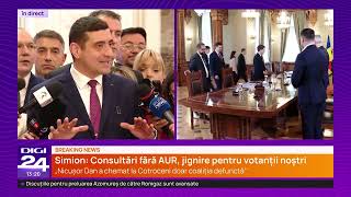 Simion, atac dur la Guvern: „E dezastruos. Vom vota orice moțiune ca să plece acasă”