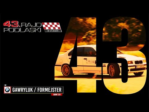 Gawryluk/Formejster - BMW E36 330 - 43 Rajd Podlaski 2024