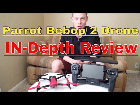 Parrot Bebop 2 Drone - review - flight footage ( 2017 )