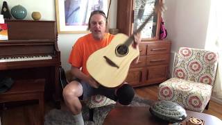 Video thumbnail for A Model Electric-Acoustic Guitar:  LAG T70DCE by Flowforth Instruments