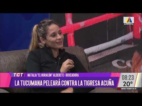 La boxeadora Natalia "el huraán" Alderete peleará contra la "Tigresa" Acuña