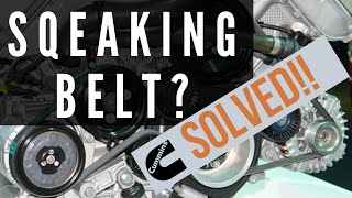 How to fix a Squealing Serpentine Belt on your Car or Truck