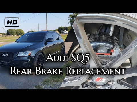 Audi SQ5 DIY Rear Brake Change, B8, B8.5, S4, S5