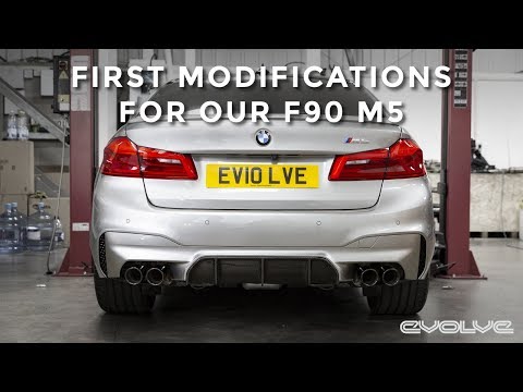 Giving our F90 M5's backend a lift - RKP Carbon Fiber Diffuser + Acexxon Reflector Delete