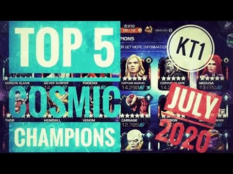 Top 5 COSMIC Champions In MCOC In July 2020!